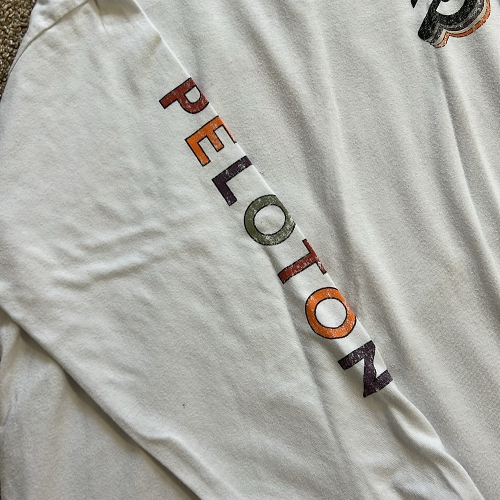 Peloton White Long Sleeve Shirt - Picture 3 of 5